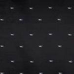 Chutes de satin de viscose imprimé minimaliste noir - Différentes dimensions x largeur de 155 cm - Ribes y Casals