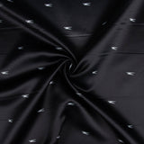 Chutes de satin de viscose imprimé minimaliste noir - Différentes dimensions x largeur de 155 cm - Ribes y Casals