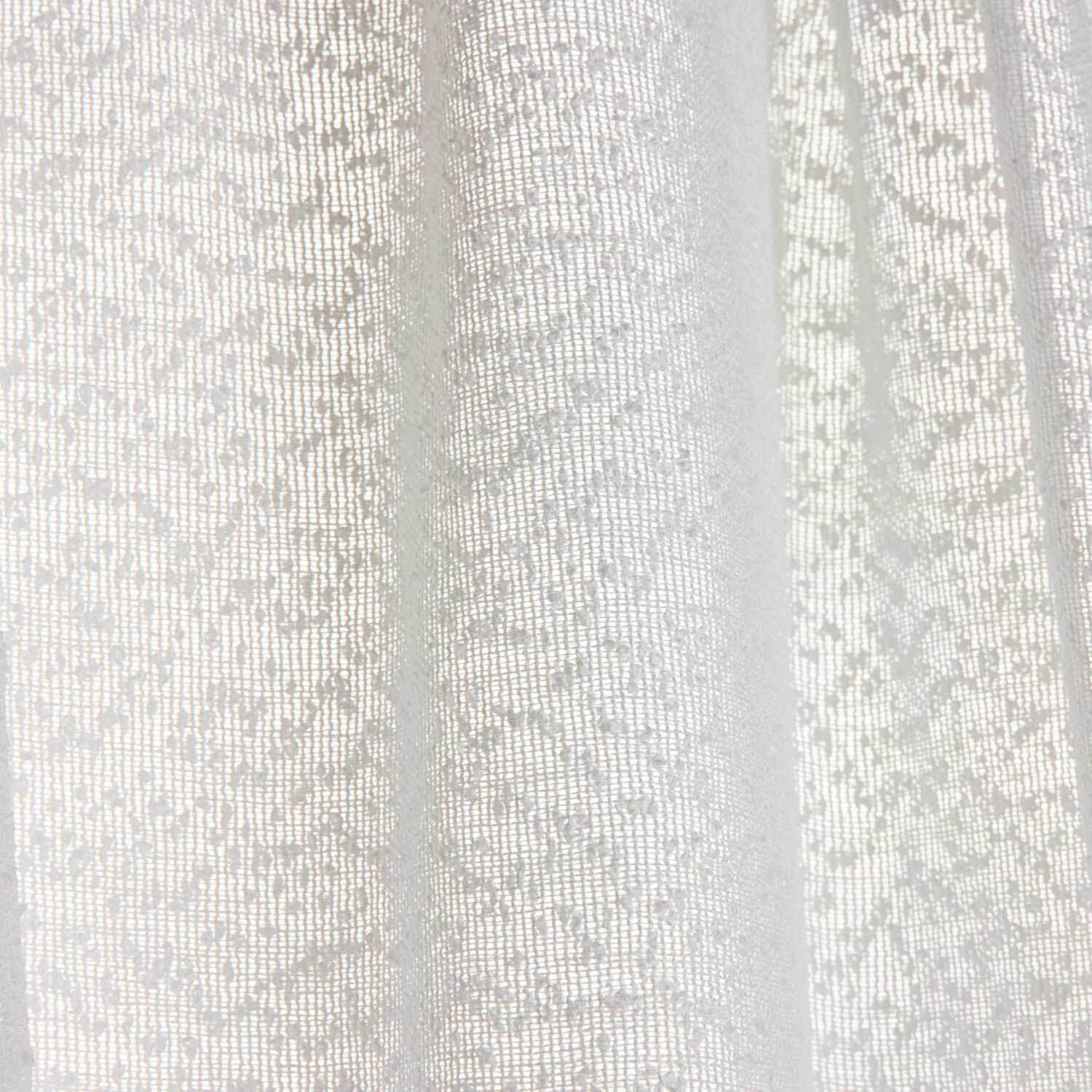 Voilage bouclé blanc réticulé - Ribes y Casals