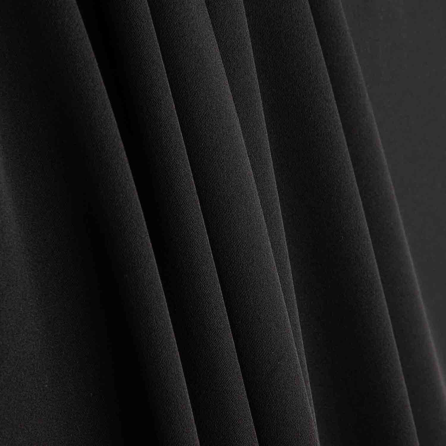 Crêpe lisse noir - Ribes y Casals