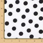 Koshibo à pois 33 mm blanc-noir - Ribes y Casals