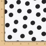 Koshibo à pois 33 mm blanc-noir - Ribes y Casals