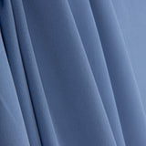 Crêpe fin de tissu de viscose bleu - Ribes y Casals