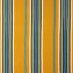 Viscose crêpe avec rayures en moutarde et en bleu - Ribes y Casals