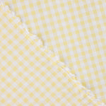 Seersucker à carreaux jaunes - Ribes y Casals