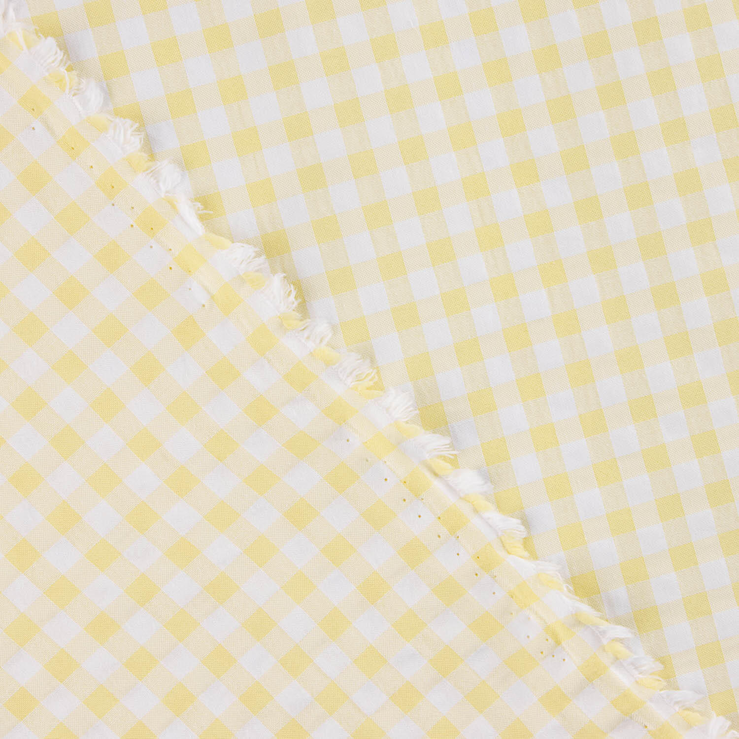 Seersucker à carreaux jaunes - Ribes y Casals