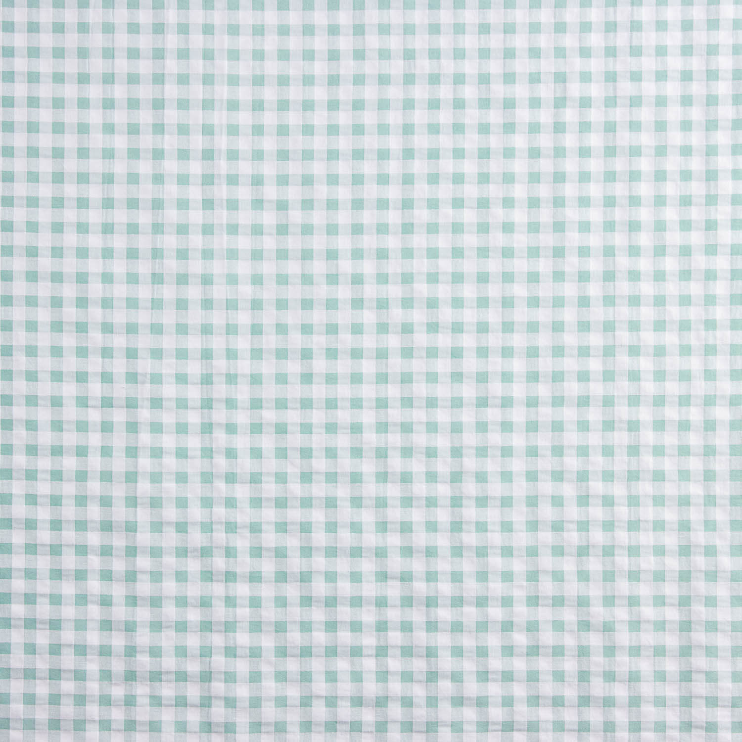 Seersucker à carreaux turquoise - Ribes y Casals