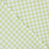 Seersucker à carreaux vert clair - Ribes y Casals