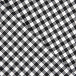 Carreaux Vichy Basic Noir Moyen 60 - Ribes y Casals