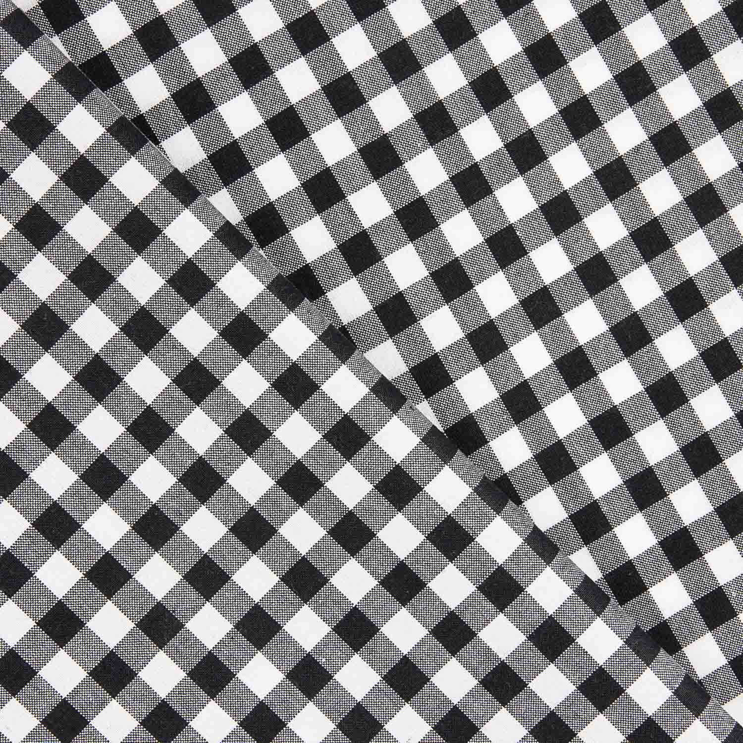 Carreaux Vichy Basic Noir Moyen 60 - Ribes y Casals