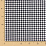Carreaux Vichy Basic Noir Moyen 60 - Ribes y Casals
