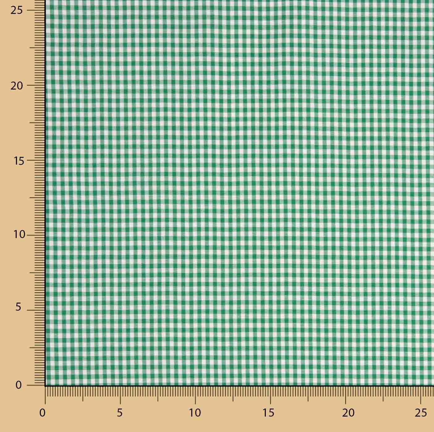 Carreaux Vichy Basic Vert Mini 20 - Ribes y Casals