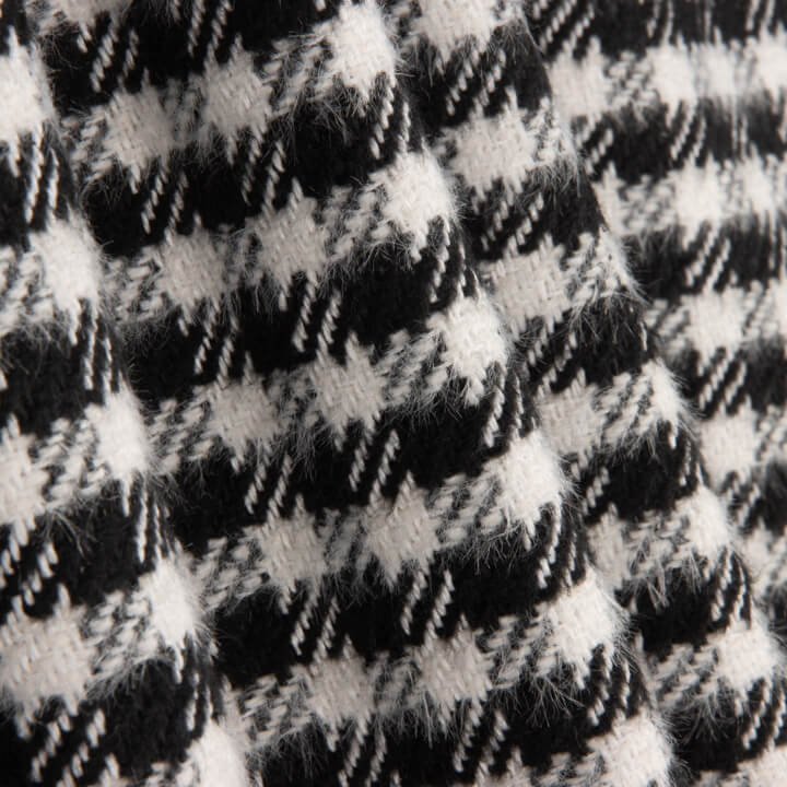 Tweed de laine tissu Oxford noir et blanc - Ribes y Casals