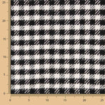 Tweed de laine tissu Oxford noir et blanc - Ribes y Casals