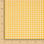 Carreaux Vichy Basic Jaune Moyen 60 - Ribes y Casals