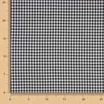 Carreaux Vichy Basic Noir Petit 40 - Ribes y Casals