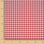 Carreaux Vichy Basic Rouge Moyen 60 - Ribes y Casals