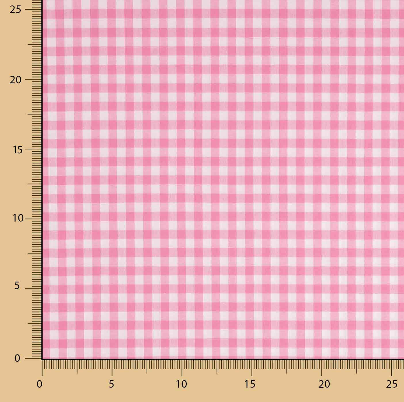 Carreaux Vichy Basic Rose Moyen 60 - Ribes y Casals