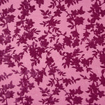 Dévoré floral fuchsia sur mousseline - Ribes y Casals