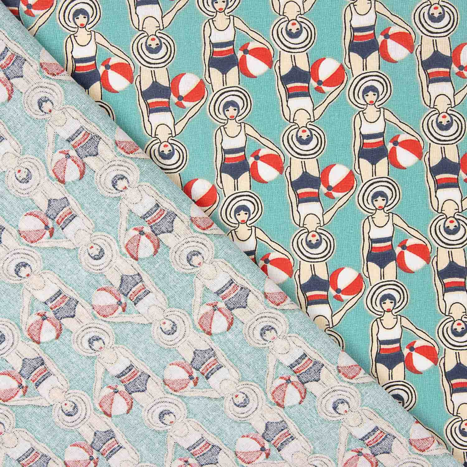 Popeline imprimée Maillots de bain - Ribes y Casals