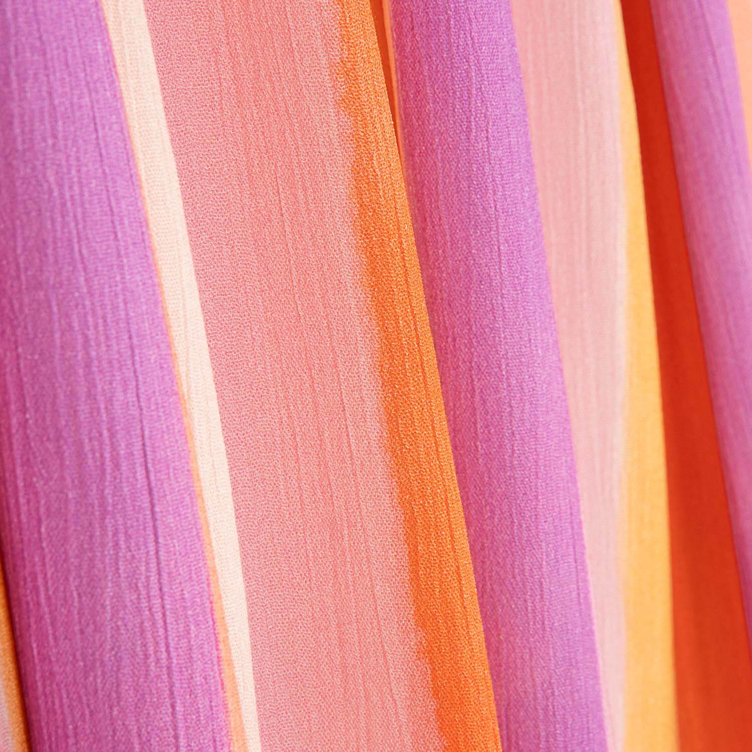 Viscose Bambula imprimée rayures multicolores, douce - Ribes y Casals