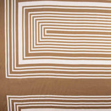 Satin de polyester imprimé Café Latte - Ribes y Casals
