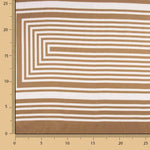 Satin de polyester imprimé Café Latte - Ribes y Casals
