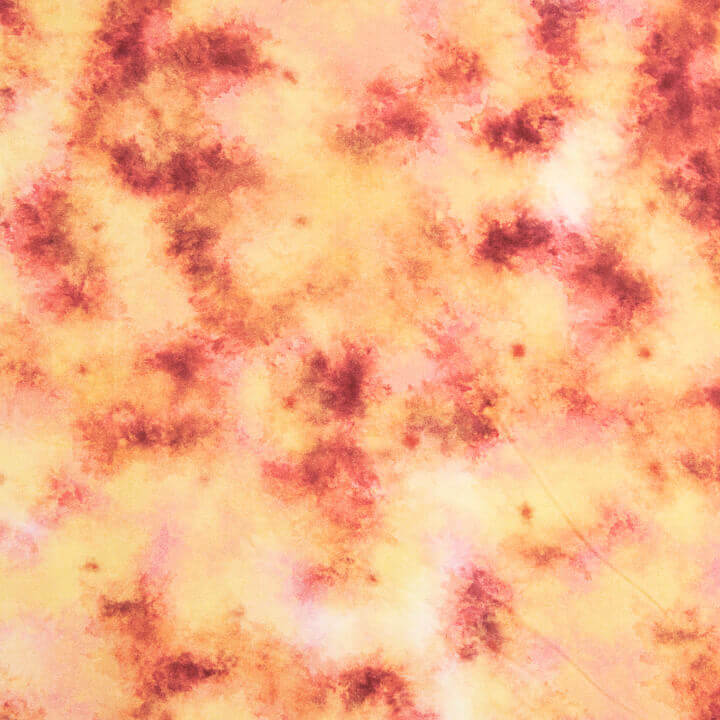 Viscose imprimée effet aquarelle corail - Ribes y Casals