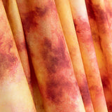 Viscose imprimée effet aquarelle corail - Ribes y Casals