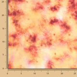 Viscose imprimée effet aquarelle corail - Ribes y Casals