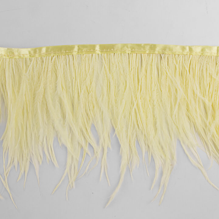 Frange de plumes Plus jaune douce - Ribes y Casals