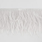 Frange de plumes Plus gris perle - Ribes y Casals