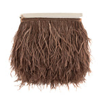 Frange de plumes Plus marron - Ribes y Casals