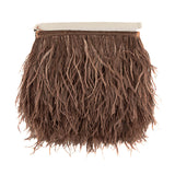 Frange de plumes Plus marron - Ribes y Casals