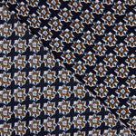 Viscose imprimée petites fleurs bleu marine - Ribes y Casals