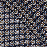 Viscose imprimée petites fleurs bleu marine - Ribes y Casals