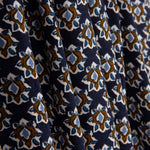 Viscose imprimée petites fleurs bleu marine - Ribes y Casals