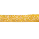 Galon tissu métallisé doré Réf. 438 – Largeur 40 mm - Ribes y Casals