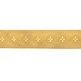 Galon en tissu métallisé doré Réf. 520 – Largeur 40 mm - Ribes y Casals