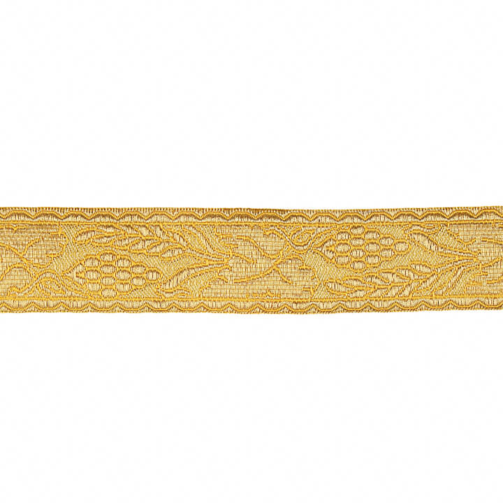 Galon en tissu métallisé doré Réf. 418 – Largeur 40 mm - Ribes y Casals