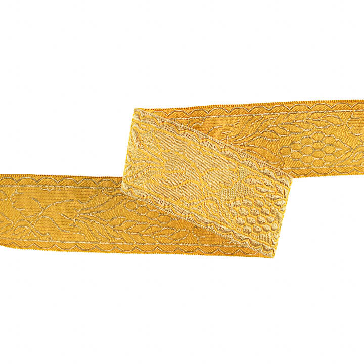 Galon en tissu métallisé doré Réf. 418 – Largeur 40 mm - Ribes y Casals