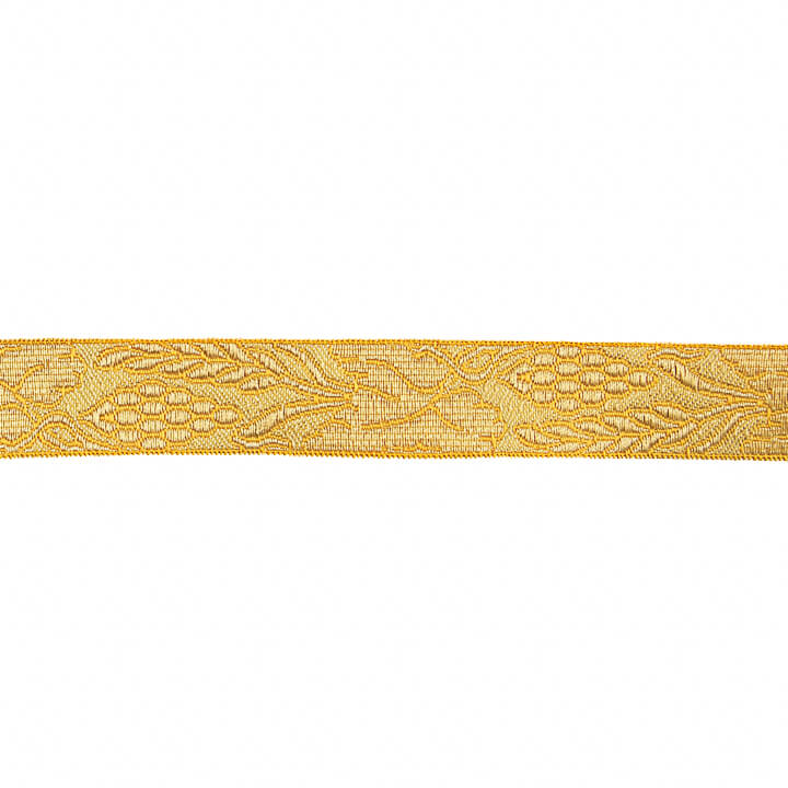 Galon en tissu métallisé doré Réf. 418 – Largeur 25 mm - Ribes y Casals