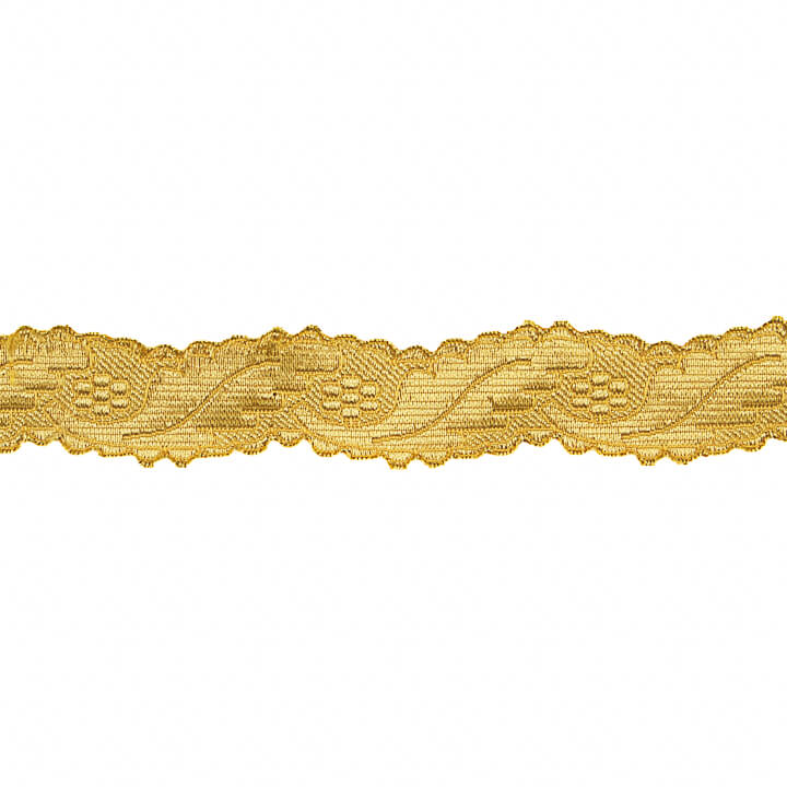 Galon en tissu métallisé doré Réf. 7908 – Largeur 25 mm - Ribes y Casals