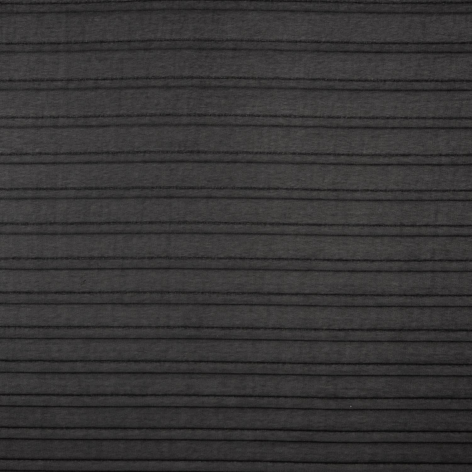 Gaze en mousseline plissée Soleil noire - Ribes y Casals