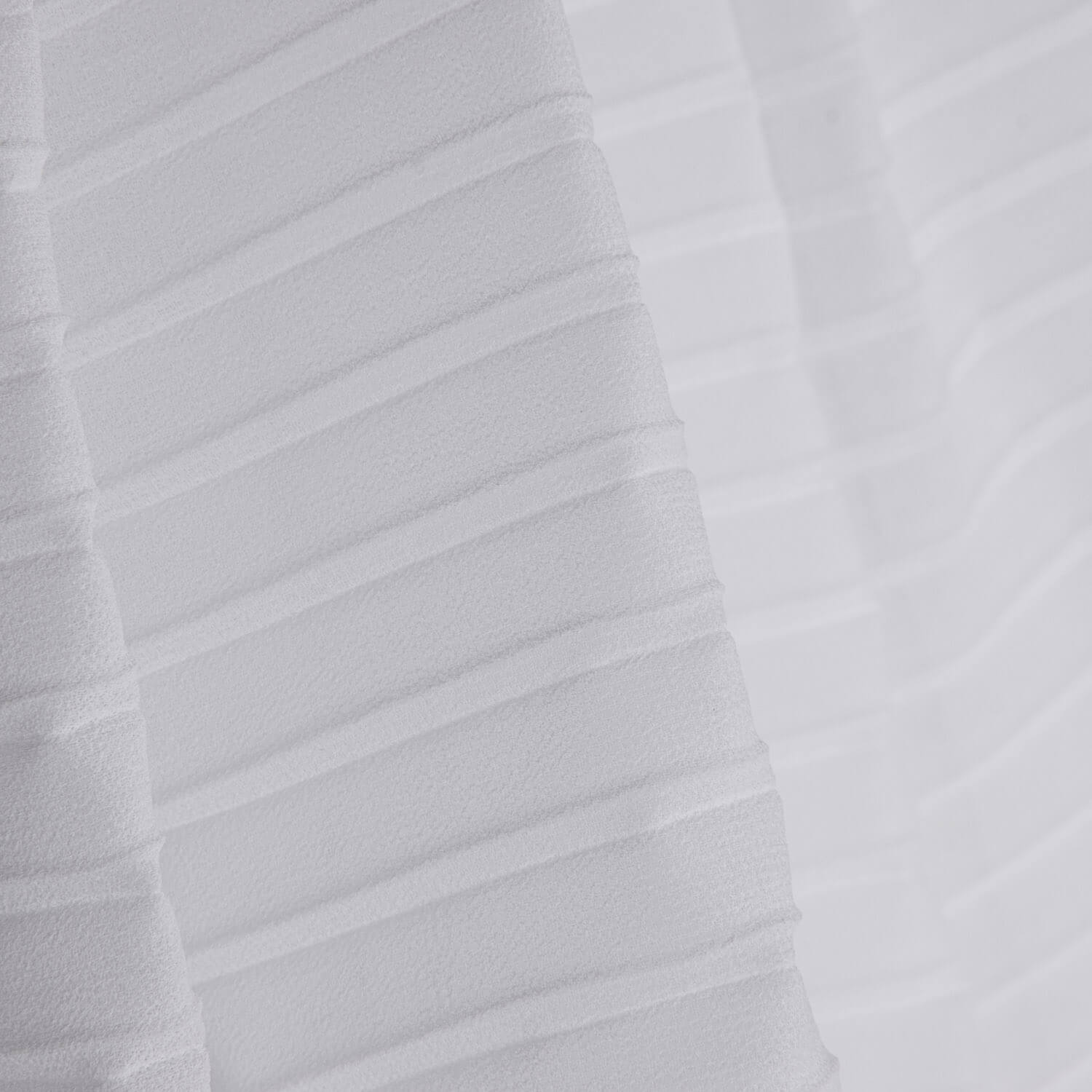 Gaze de mousseline plissée Soleil Blanche - Ribes y Casals