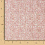 Gaze en polyester lurex imprimée cachemire rose - Ribes y Casals