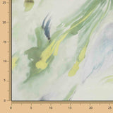 Gaze de soie naturelle Jardin Aquarelle Vert - Ribes y Casals