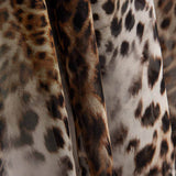 Gaze de soie naturelle Imprimé animal safari - Ribes y Casals