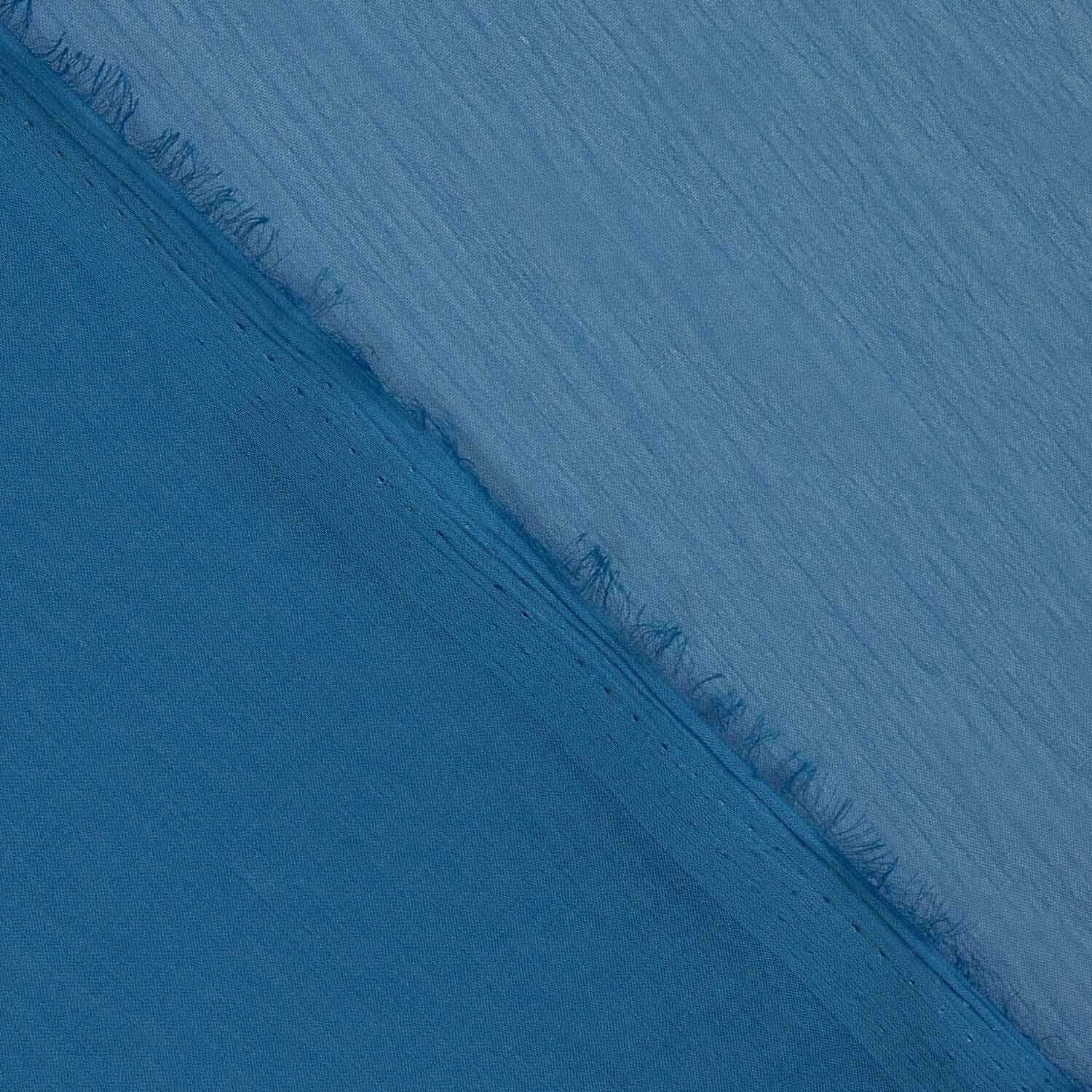 Mousseline Changeante Bleu Moyen - Ribes y Casals