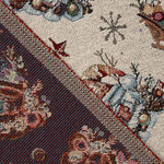 Tapisserie de Noël « Cadeaux » sur fond écru avec Lurex - Ribes y Casals
